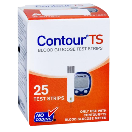 Contour TS Blood Glucose Strip 25's