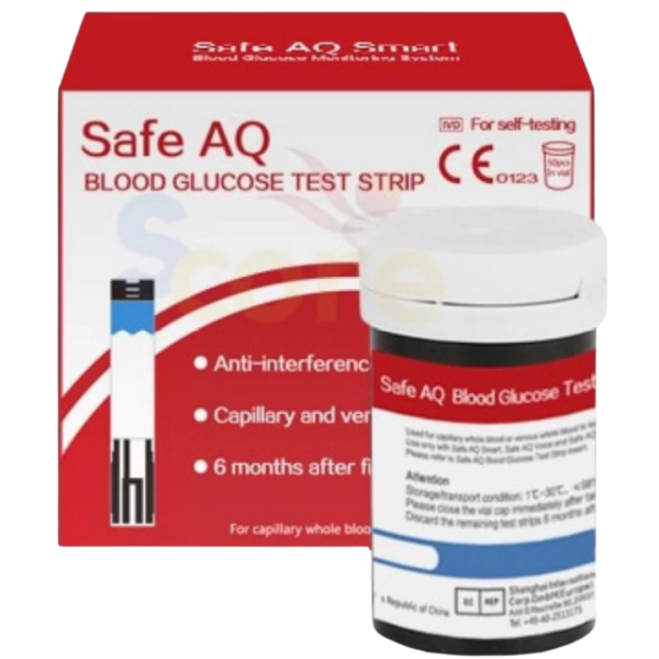Safe AQ Blood Glucose Strip 25