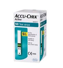 ACCU CHEK ACTIVE STRIP 50