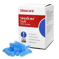 SINOCARE BLOOD LANCENTS 50'S