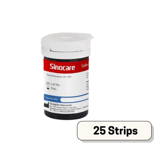 Safe AQ Blood Glucose Strip 25
